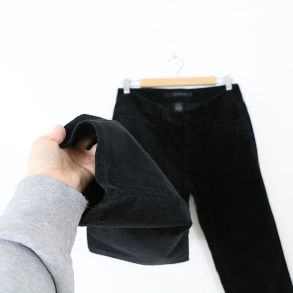 *Calvin Klein Jeans Black Mid Rise Skinny Leg Corduroy Pant - Picture 1 of 8